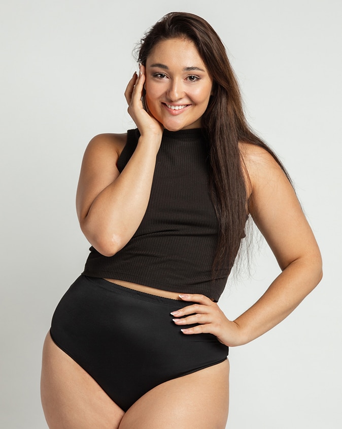 a woman posing for a picture